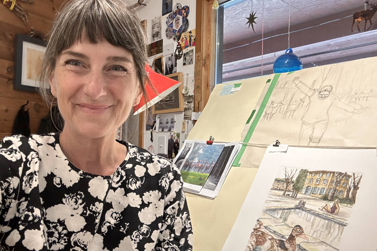 Monotypes , mixed media tell stories in Qualicum Beach art exhibit