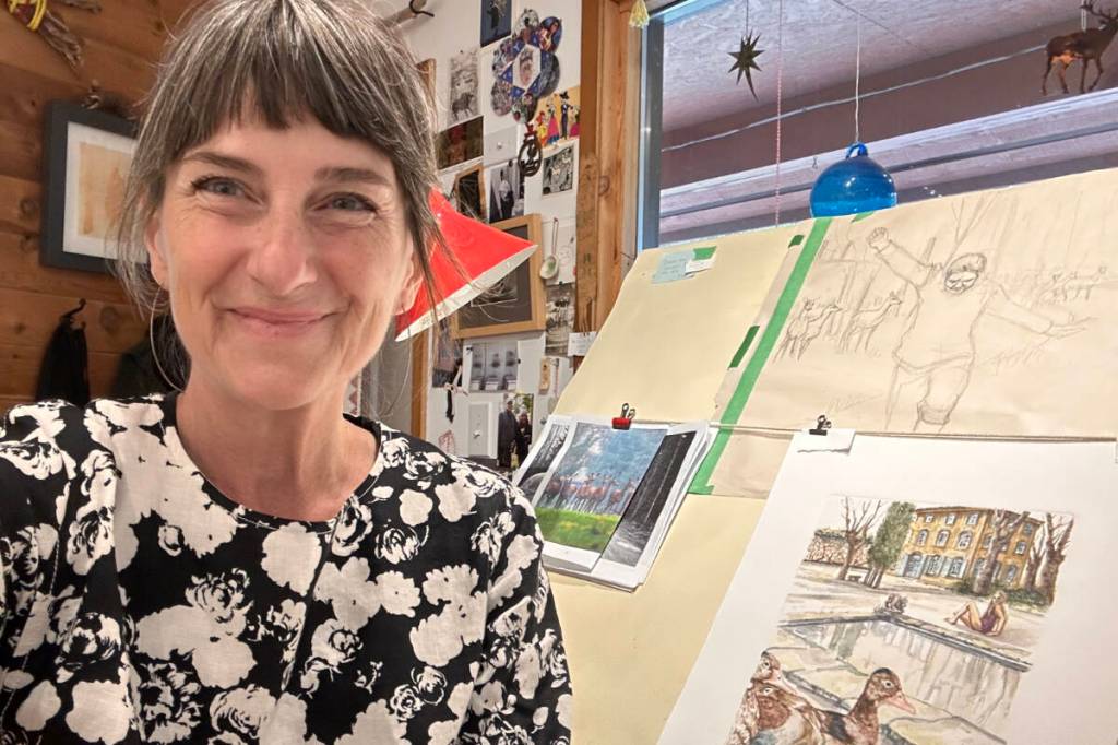 Monotypes, mixed media tell stories in Qualicum Beach art exhibit