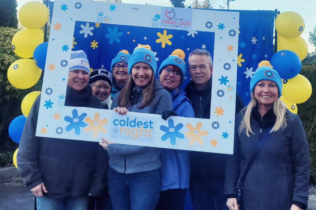 Team SOS and Friends reached its goal of $1,500 this year for the Coldest Night of the Year Oceanside event. (Facebook photo)